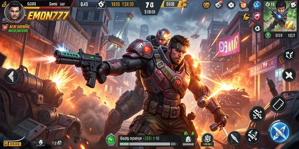Gambaran gameplay seru dan menegangkan dalam EMON777.