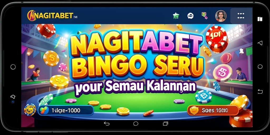 Tampilan gameplay seru dalam NAGITABET dengan suasana Bingo yang menarik.