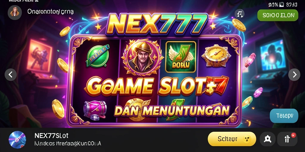 Screenshot gameplay NEX777 dengan grafik Slot menarik.