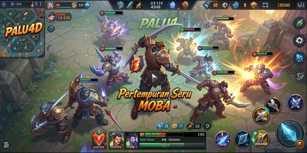 Screenshot gameplay <strong>PALU4D</strong> memperlihatkan aksi pertarungan yang mendebarkan.