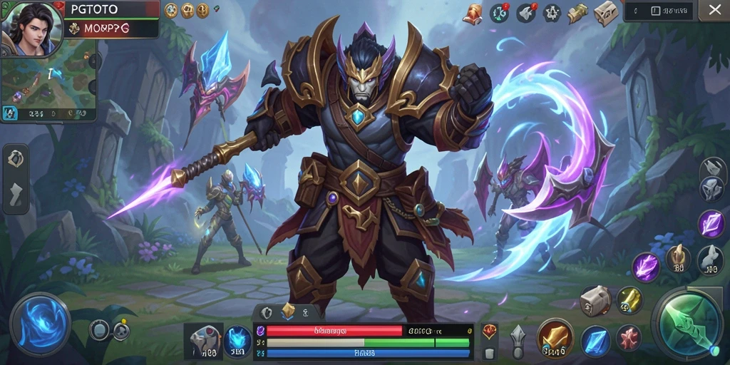 Tangkapan layar utama PGTOTO menampilkan aksi seru dalam gameplay MMORPG.