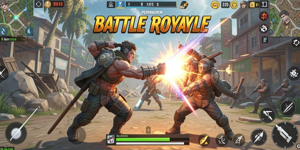 Tampilan gameplay seru di dalam PP7 dengan aksi pertempuran intens.