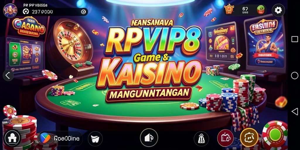 Tampilan gameplay Kasino yang seru dan menarik di RPVIP8.