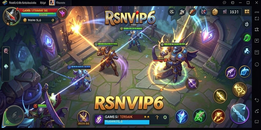 Tampilan menarik gameplay RSNVIP6 dengan elemen strategi SLG.