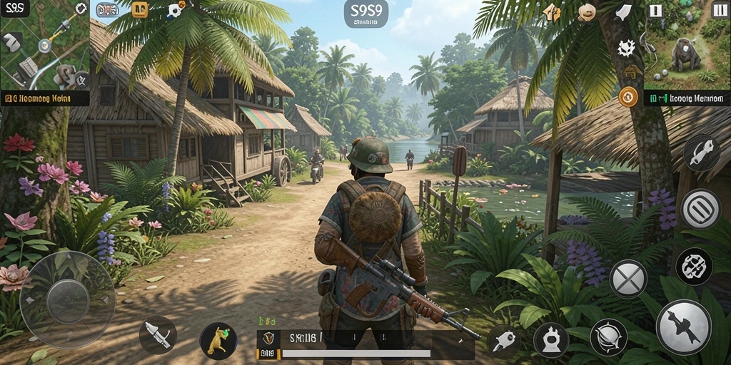 Tampilan gameplay menarik dari S9S9 yang penuh interaksi.