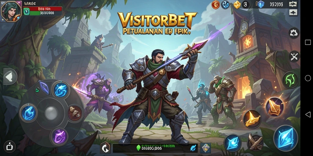 Tangkapan layar utama dari gameplay yang menakjubkan dalam VISITORBET.