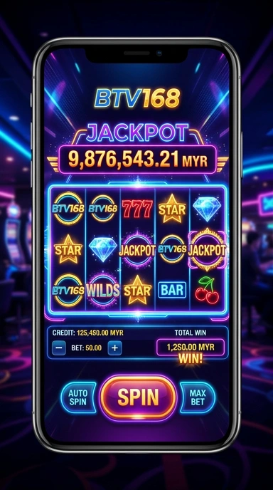 Tampilan antarmuka btv168 yang intuitif dan mudah digunakan.